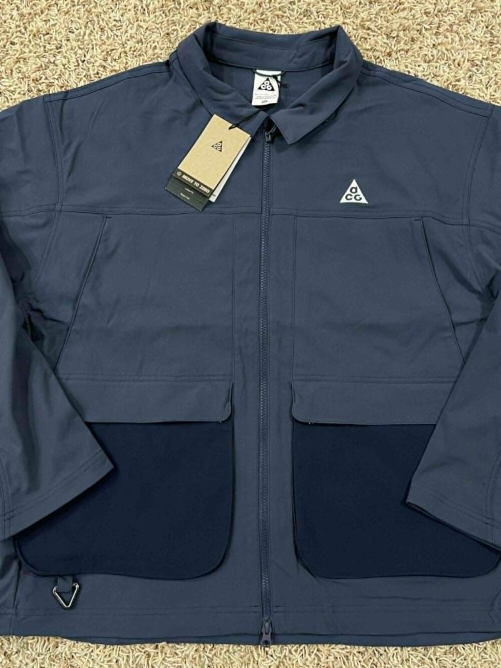 Nike ACG "Smith Summit" Men’s UV Jacket Navy HV0598-437, Size XL (New)
